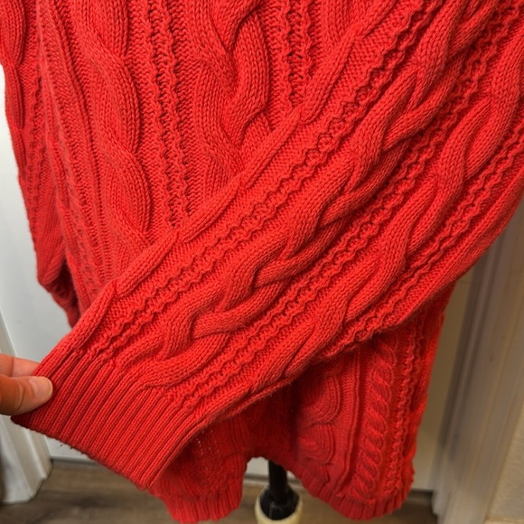 Disney World 2023 Unisex XL Red Crochet Knit Holiday Embroidered Spirit Jersey - Picture 7 of 14